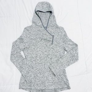 Kyodan Outdoor Marled Knit Pullover with Zip and Hood